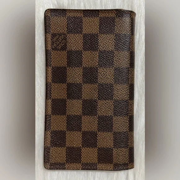 Authentic Vintage Louis Vuitton Damier Ebene Pattern Bifold Wallet GUC - Picture 2 of 15